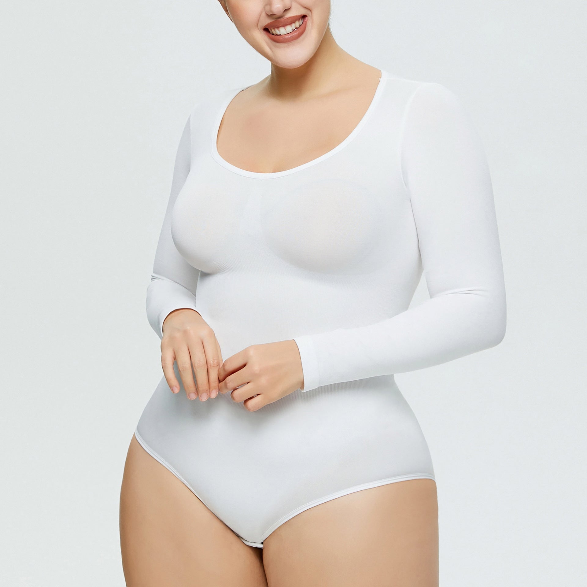 Seamless one-piece shapewear