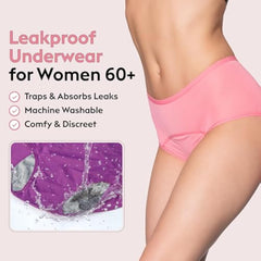 Leakproof Underwear - Leakproof Panties for Women Over 60s With Incontinence 5-pack