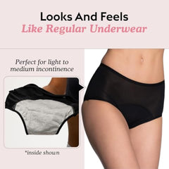 Leakproof Underwear - Leakproof Panties for Women Over 60s With Incontinence 5-pack